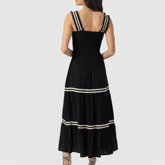 Saint + Sofia Maya Shirring Dress - Picture 5 of 8